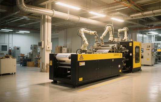 薄膜包裝機械設備運行現(xiàn)場 薄膜包裝機械設備運行現(xiàn)場